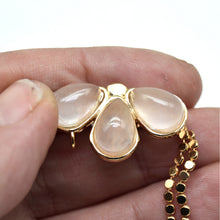 Carica l'immagine nel visualizzatore di Gallery, earcuff con quarzo rosa