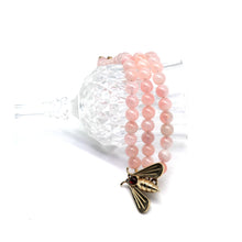 Carica l'immagine nel visualizzatore di Gallery, bracciale ape quarzo rosa